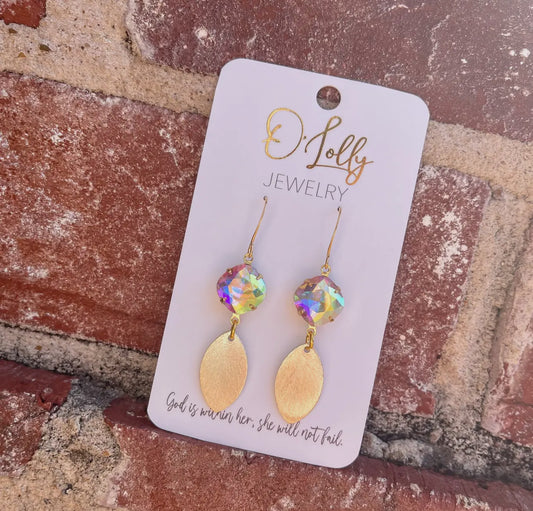 O’Lolly Chloe Gold Dangle Earrings