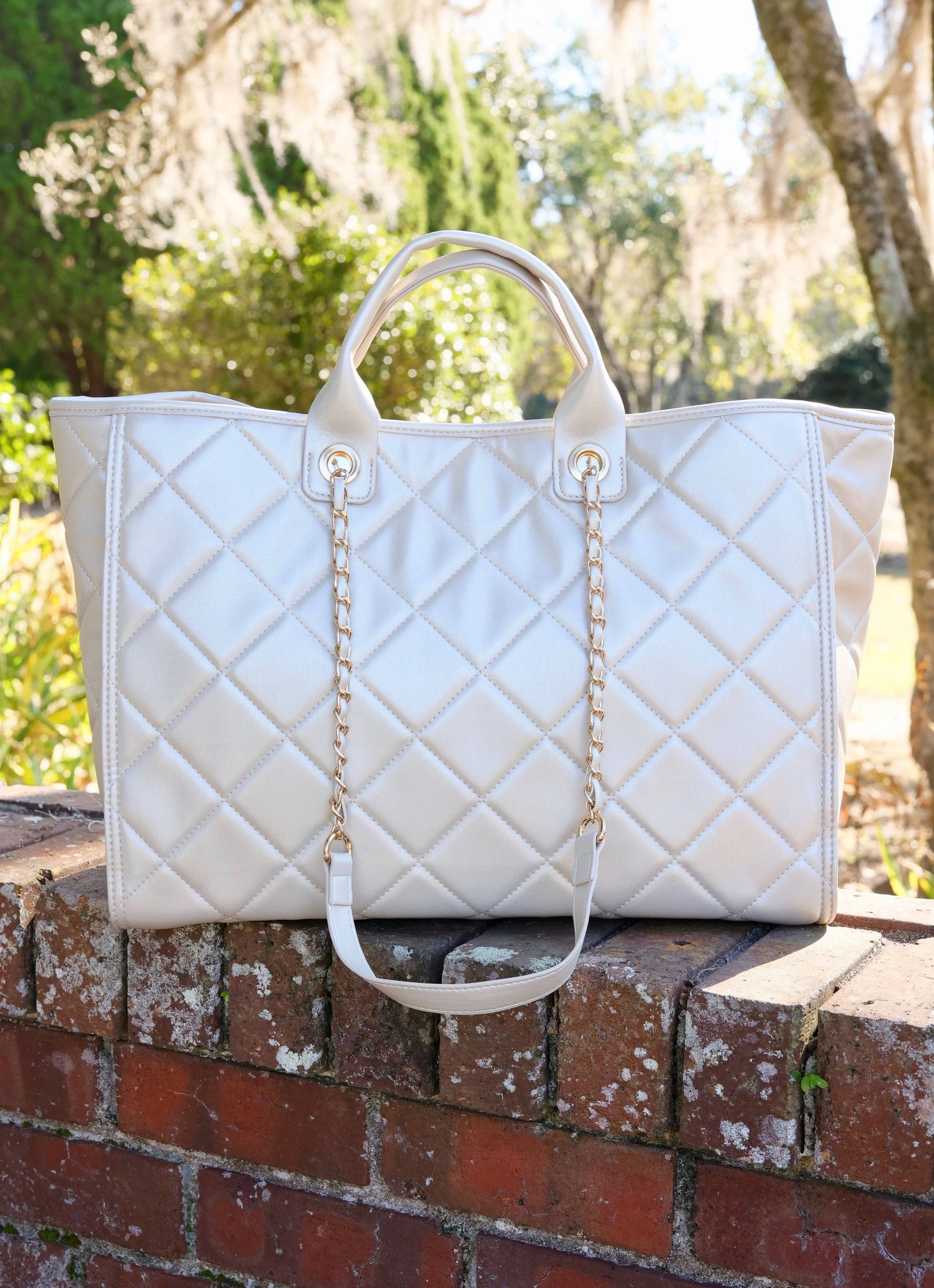 Melissa Tote Bag PEARL QUILTED LD: Default