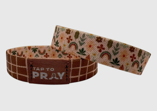 Tap to Pray Bracelet - Floral