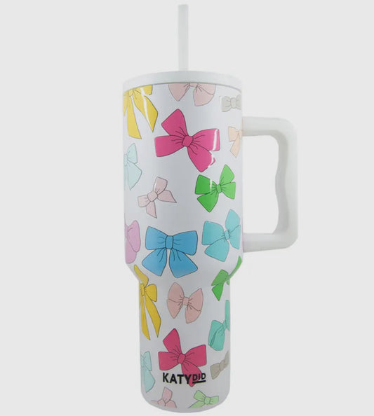 Multi Bow Coquette 38oz Tumbler