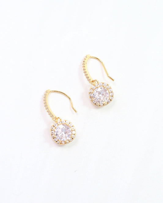 Frederika Fish Hook Earring Gold: Default