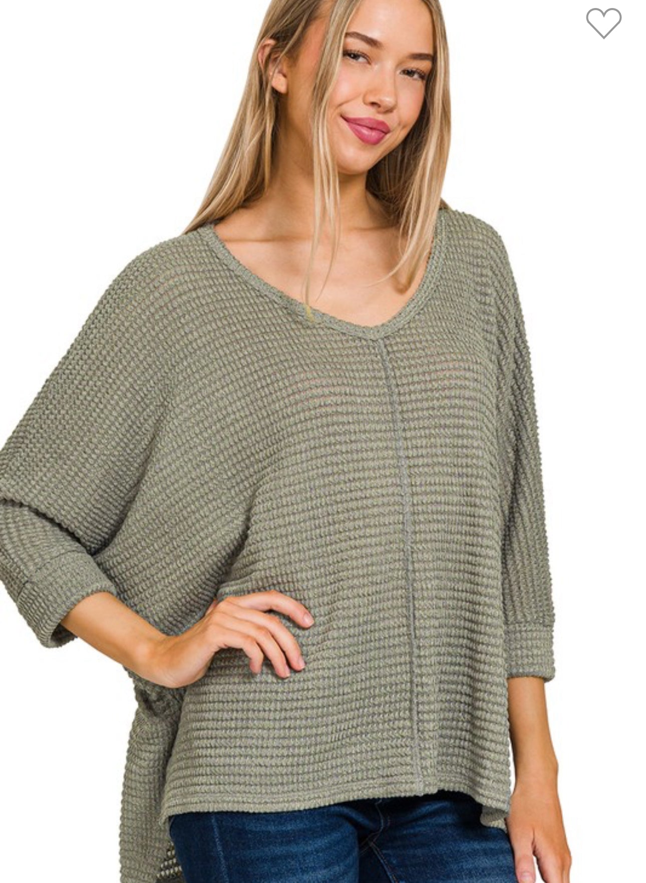 Flow with me top - Lt. Olive