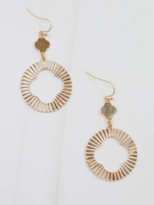 Caroline Hill Flanigan Open Clover Earring