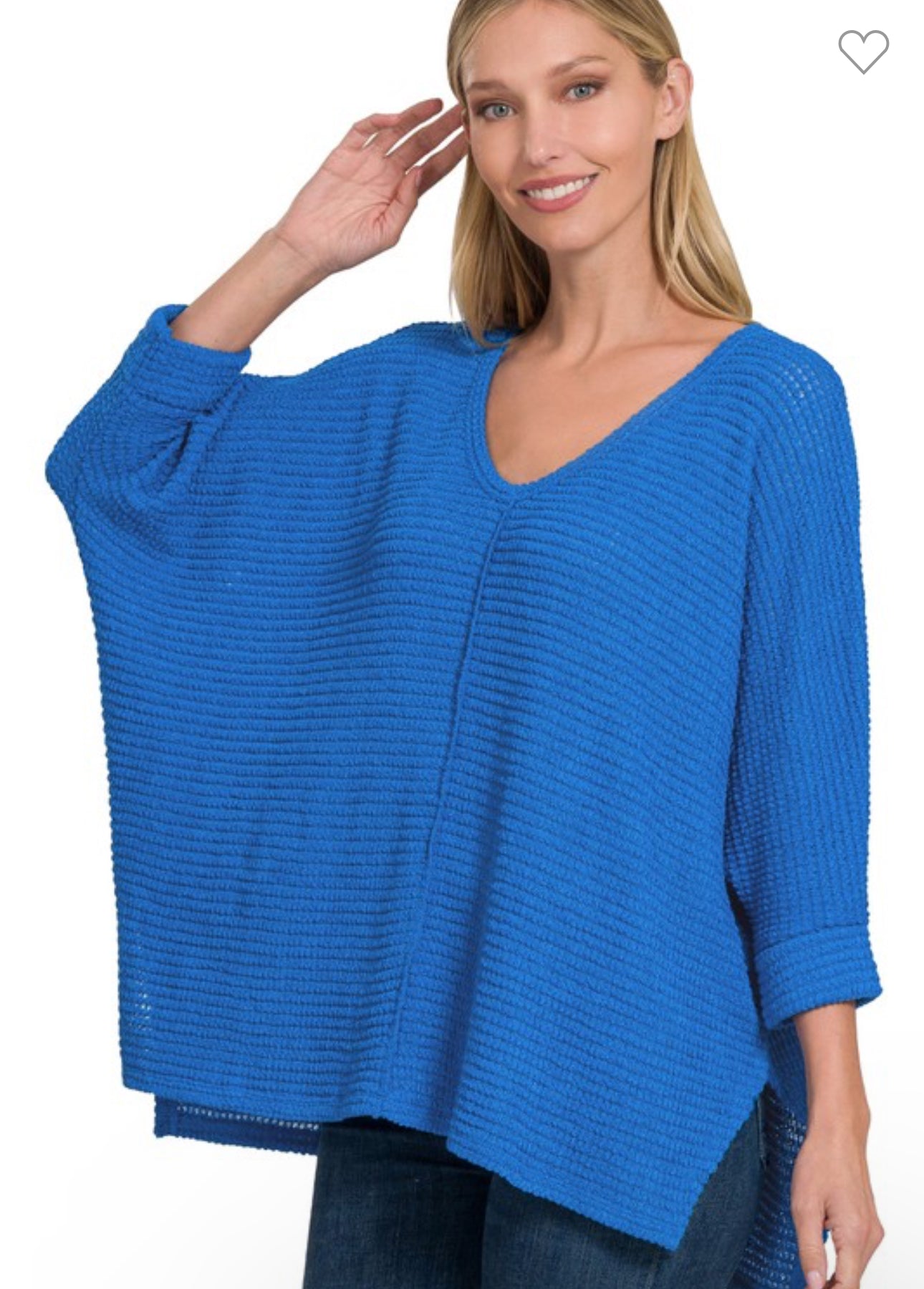 Flow with me top - Ocean blue