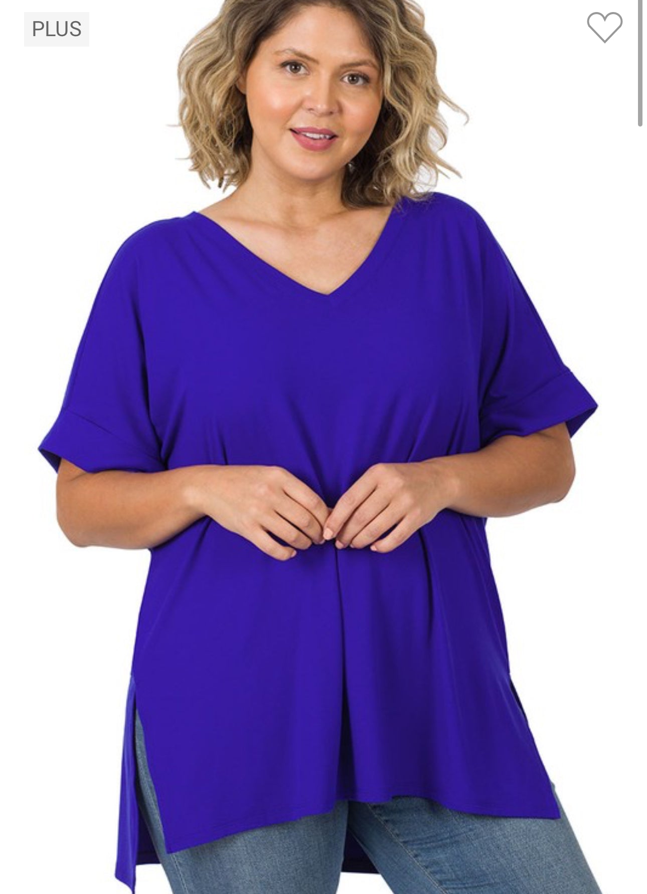 On Repeat Tee - Bright Blue