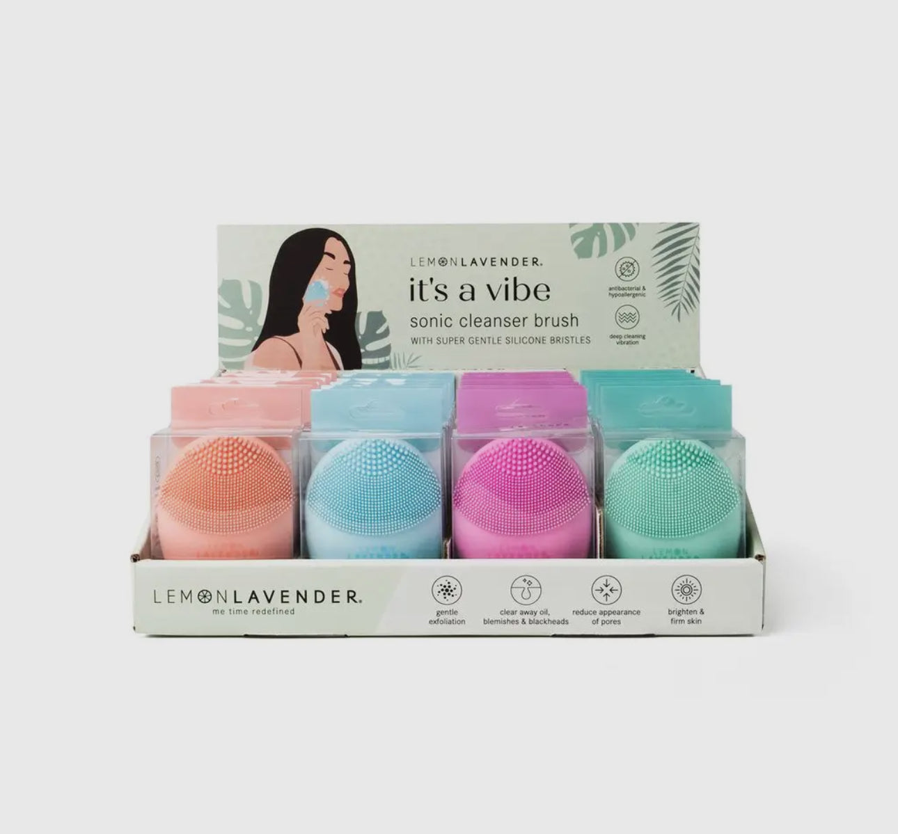 Lemon Lavender It’s a Vibe Sonic Cleanser Brush