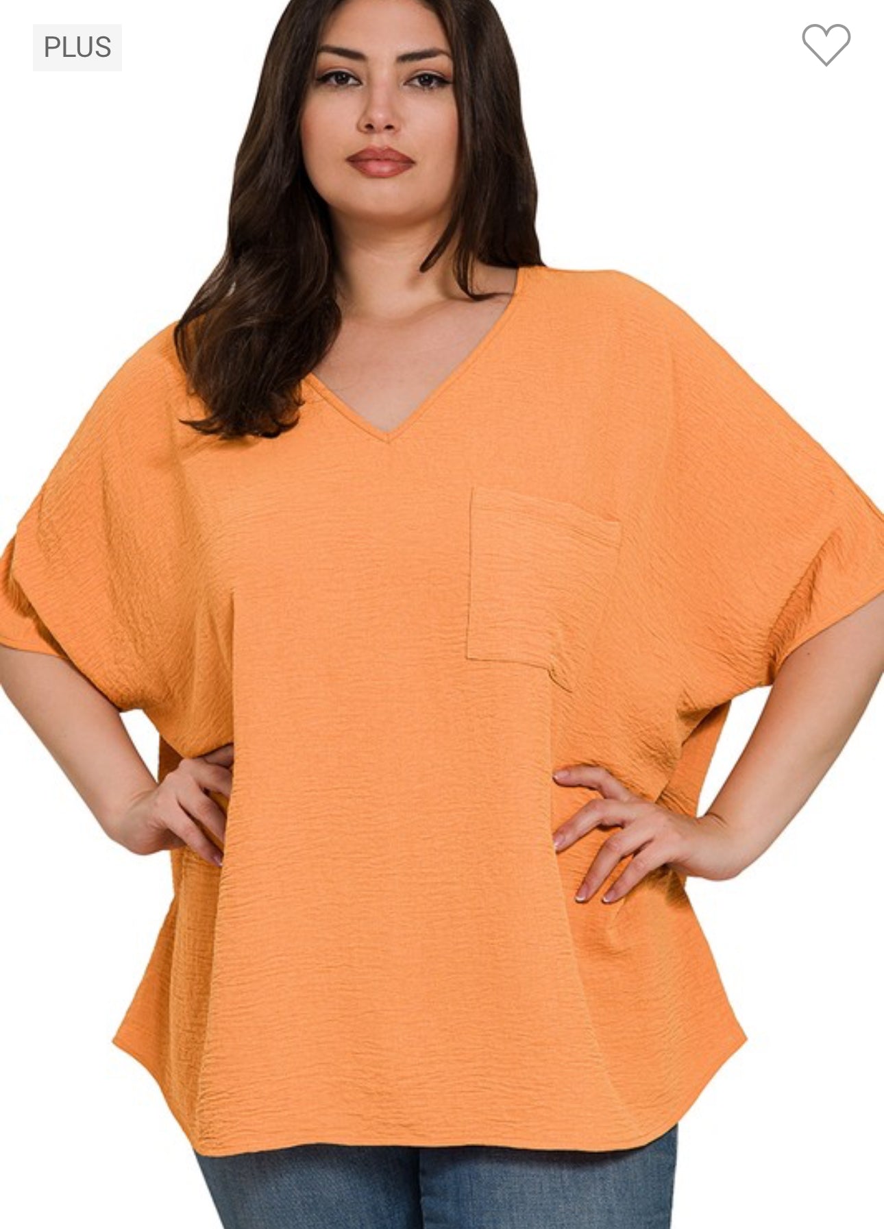 Giving you time top - Apricot