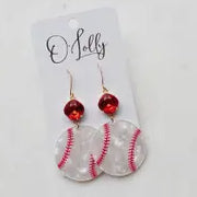 O’Lolly Baseball Earrings