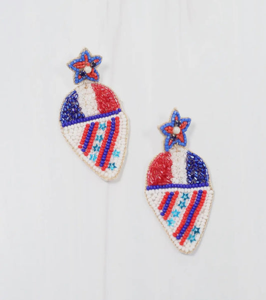 Caroline Hill Freedom Snow Cone Earring