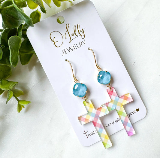 O’Lolly Easter Cross Earrings