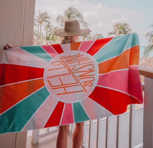 Hello Sunshine Quick dry towel