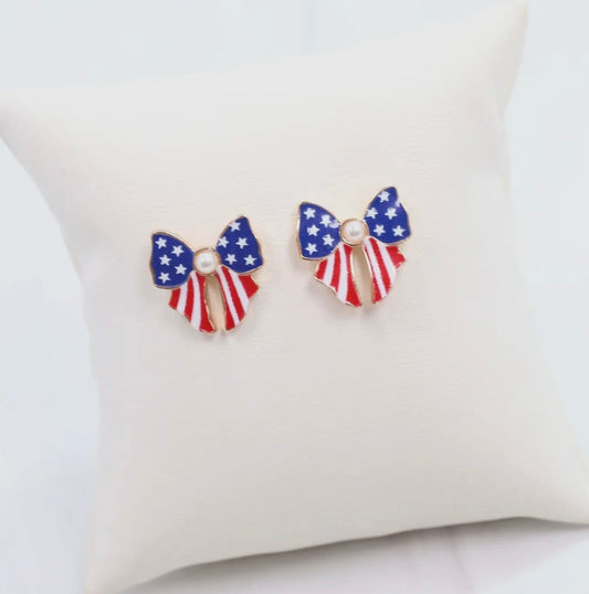 American Bow Stud Earring