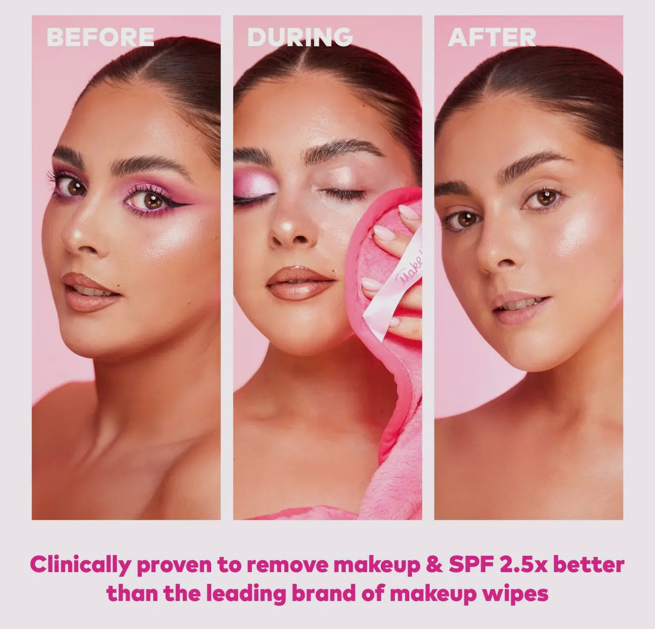 Pink Mini Makeup Eraser PRO