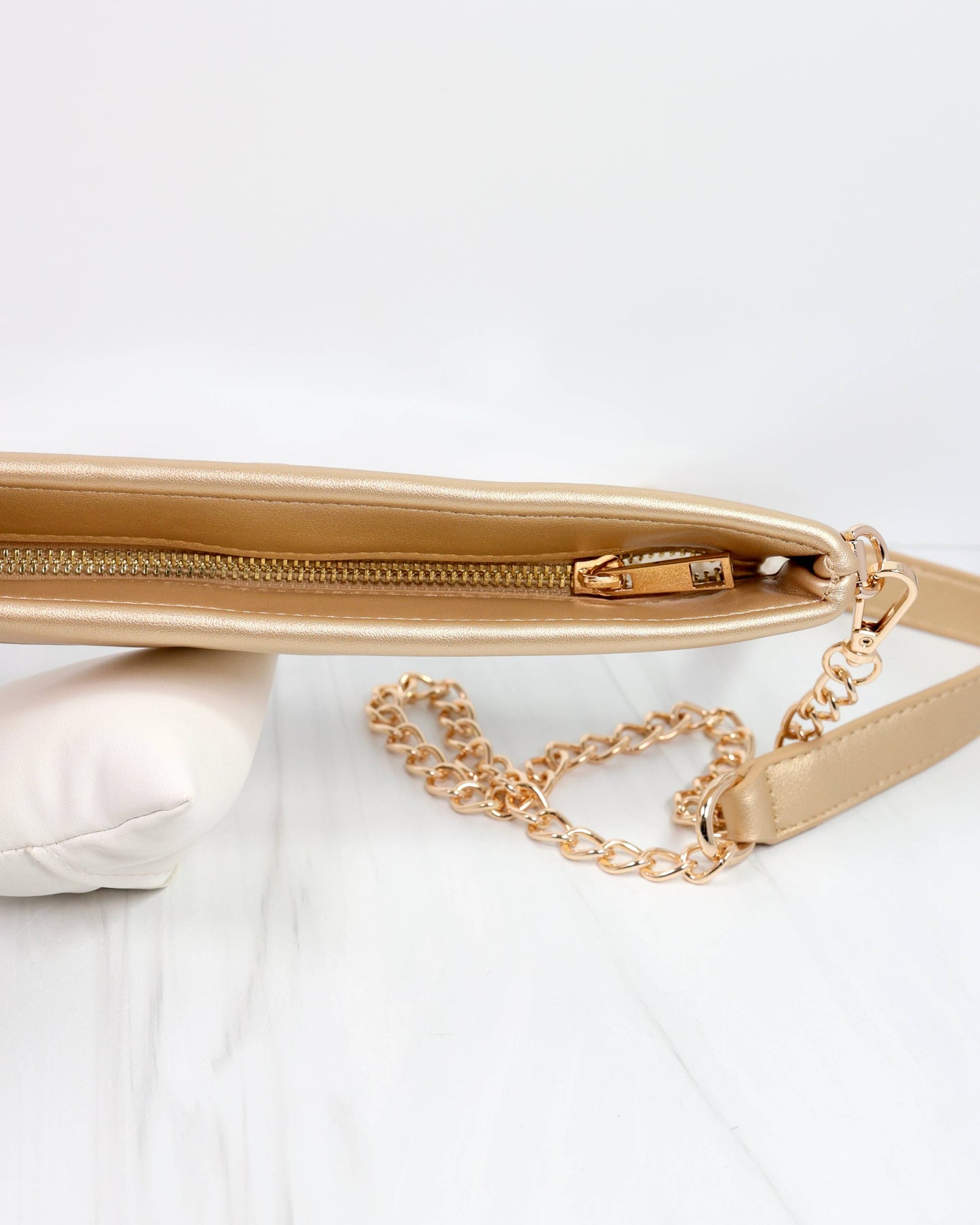 Madi Clear Crossbody GOLD: Default