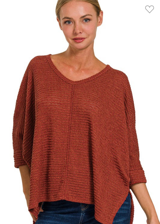Flow with Me Top - Rust