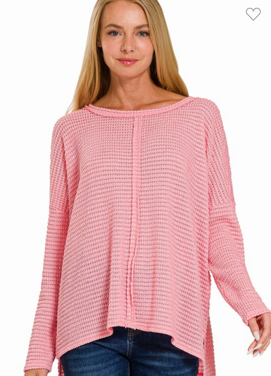 Pink Long Sleeve Sweater