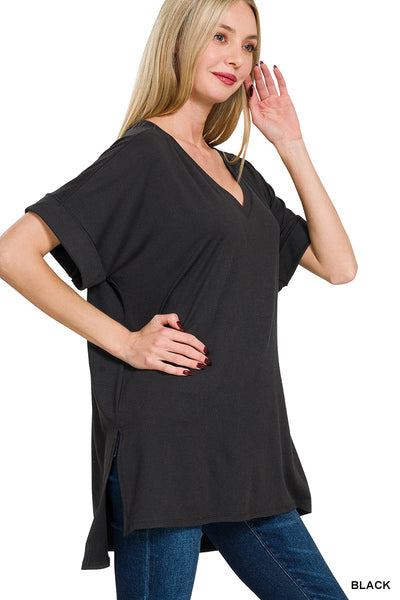On Repeat Tee-Black