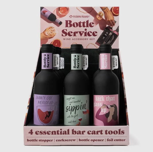 Bottle Service Wine Accessory Kit