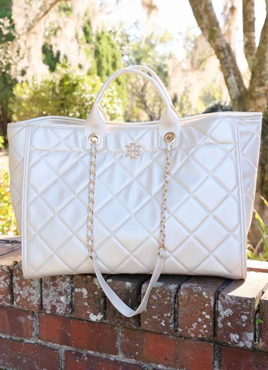 Melissa Tote Bag PEARL QUILTED LD: Default