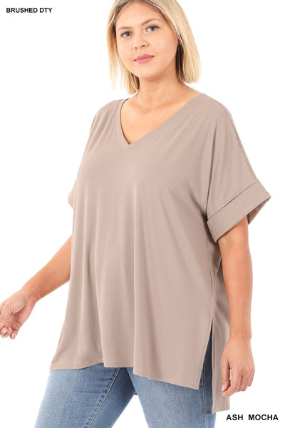 On Repeat Tee-Mocha