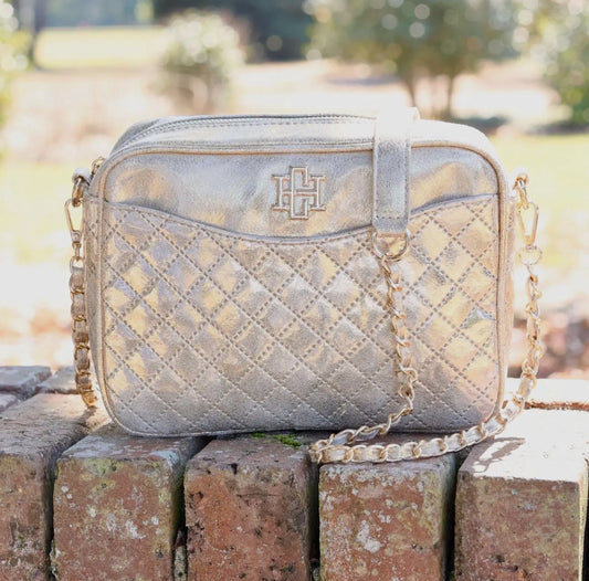 Caroline Hill Fiona Crossbody Champagne Pop Bag