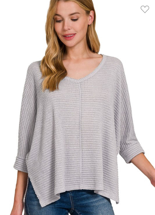 Flow with me top - Grey