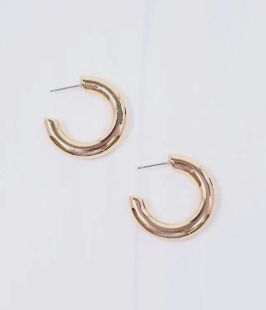 Romano Hoop Earring Gold